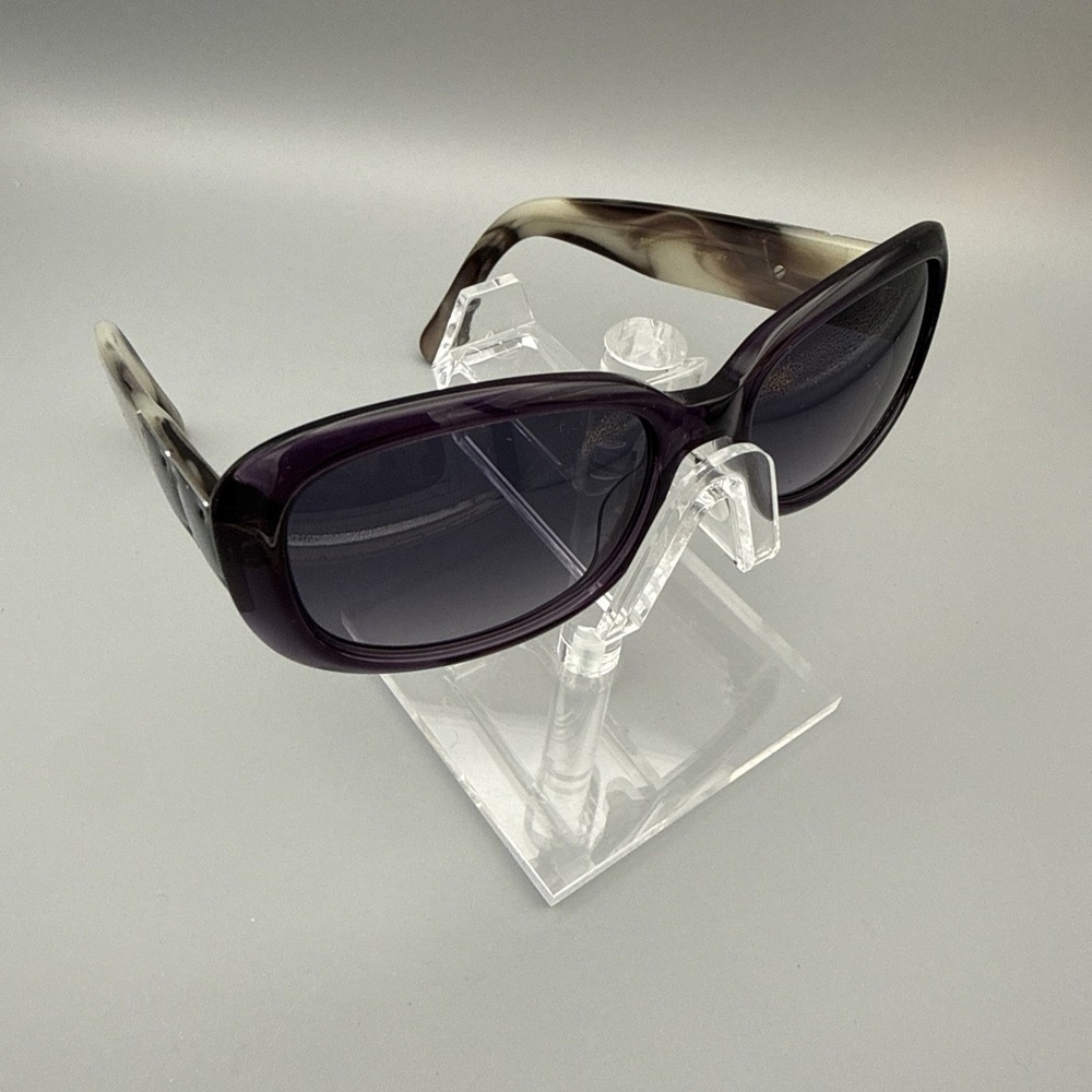 ORIGINAL VERA WANG "ISMENE"  51 17 135 PURPLE TORTOISE SUNGLASSES MINT CONDITION